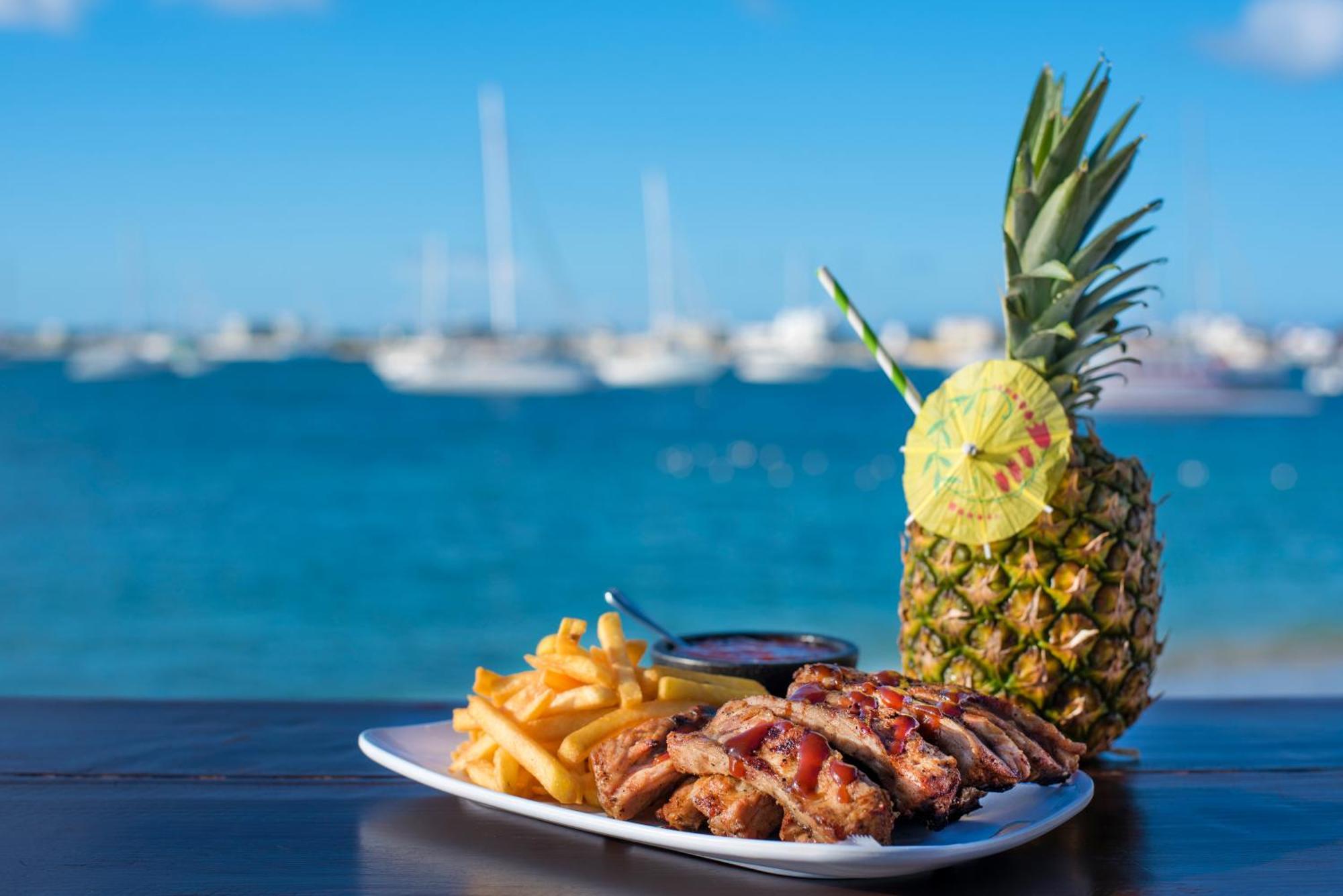 Simpson Bay Resort Marina & Spa Exterior photo Caribbean cuisine