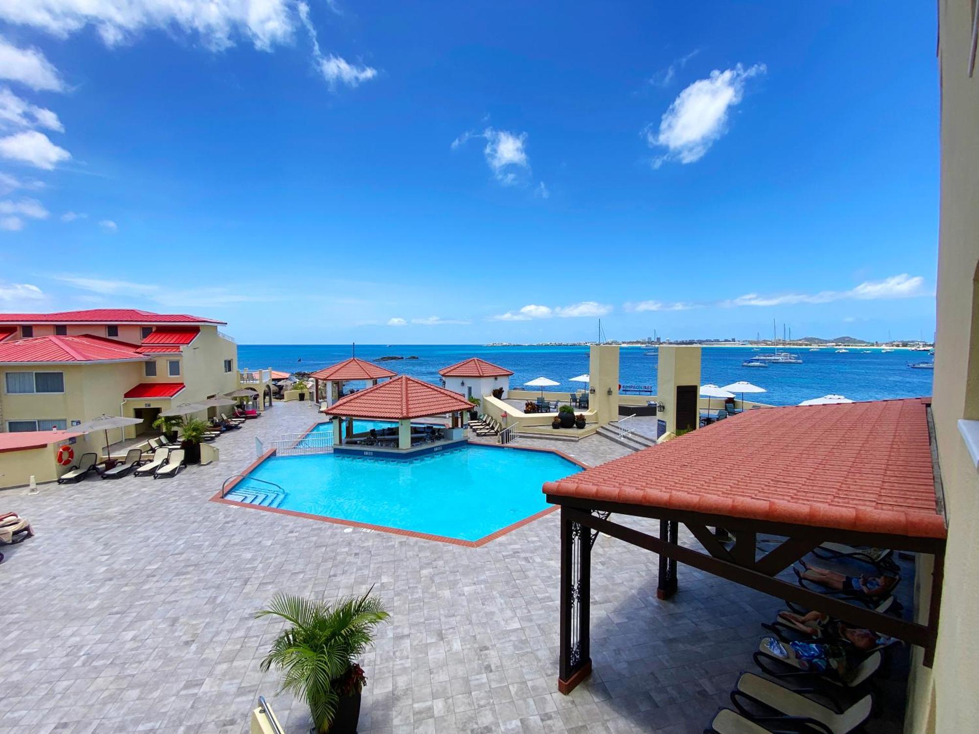 Simpson Bay Resort Marina & Spa Exterior photo View of the pool at the hotel