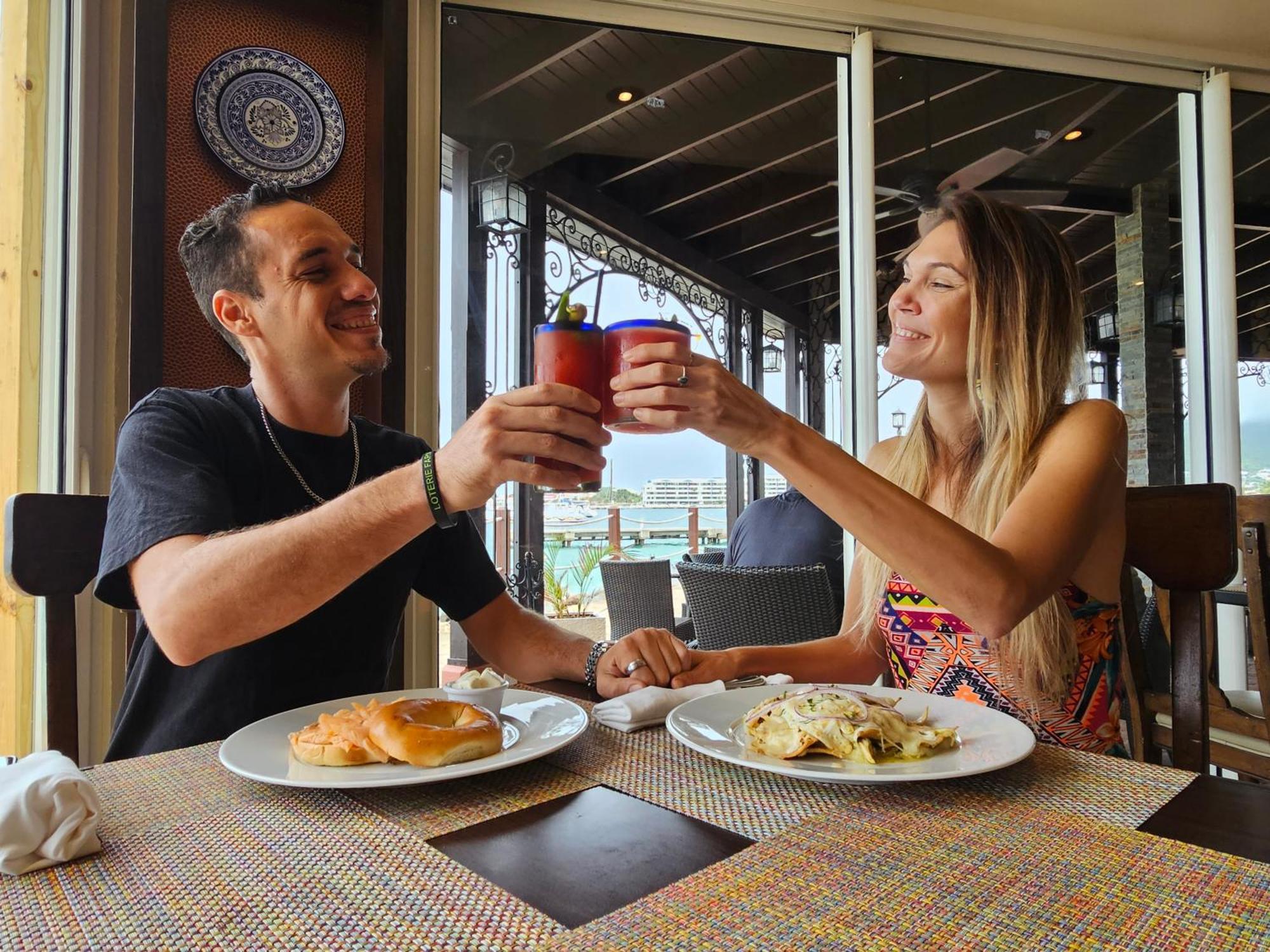 Simpson Bay Resort Marina & Spa Exterior photo A couple toasting with a glass of wine